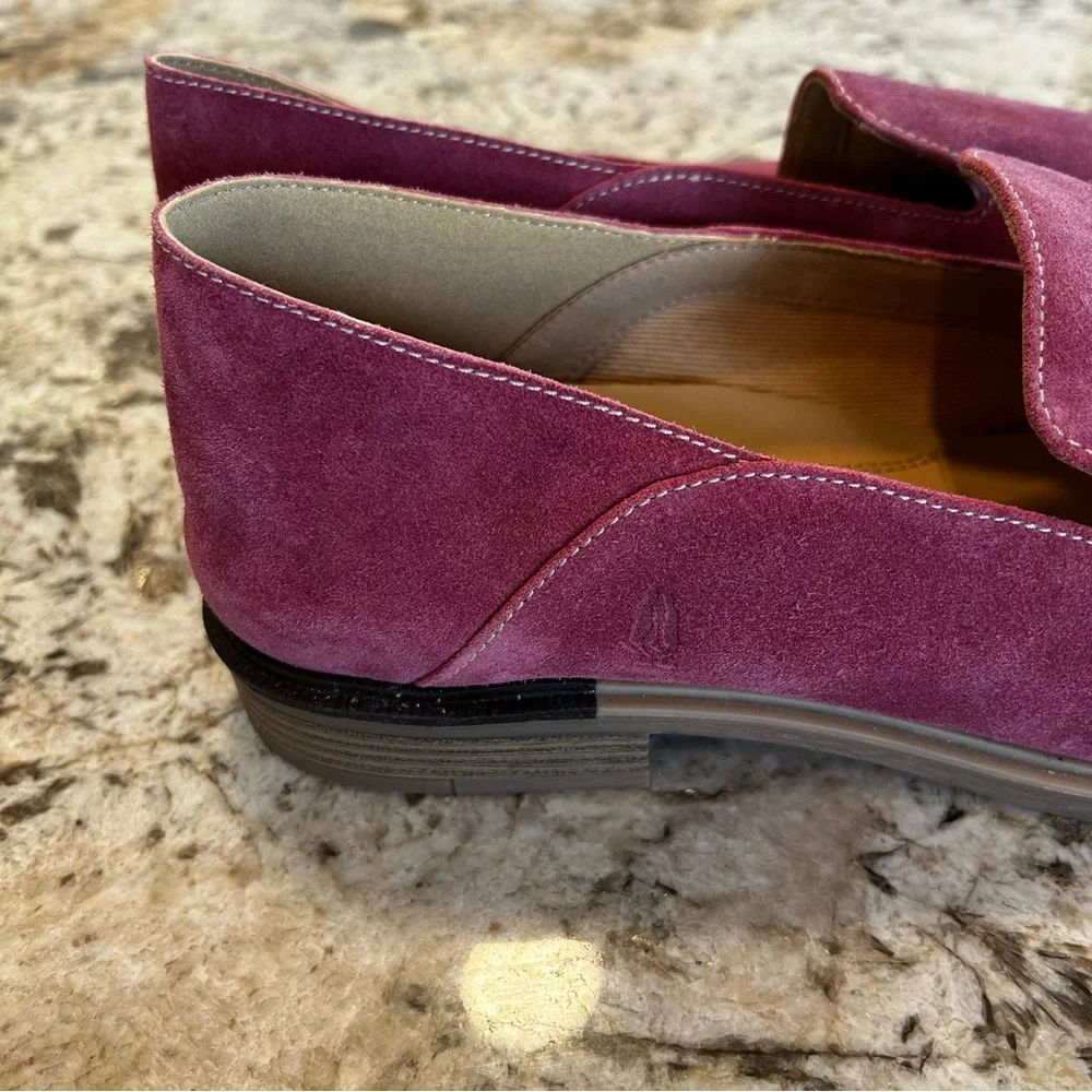 Hush Puppies‎ Bailey Slip-On size 11 women’s pink suede loafers